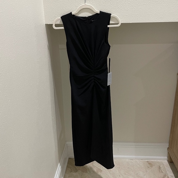 NWT Maggy London Black Midi Dress (Size 2) - Picture 2 of 5
